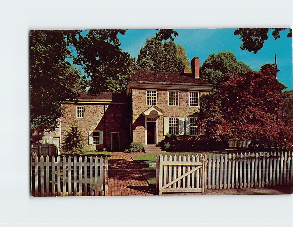 Postcard Washington's Headquarters Valley Forge Pennsylvania USA