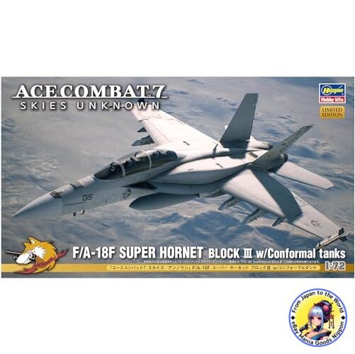 HASEGAWA Creator Works Ace Combat 7 F/A-18F Super Hornet 1/72 Model SP644-image