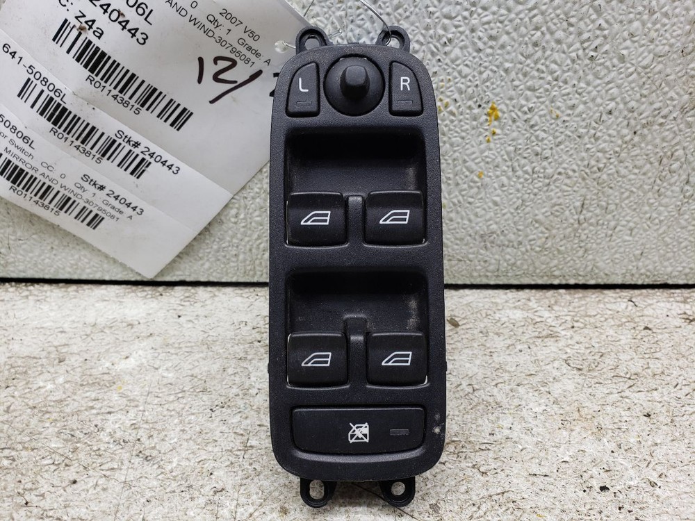 07 VOLVO 40 Series Driver Front Door Switch 1143815 OEM Fit