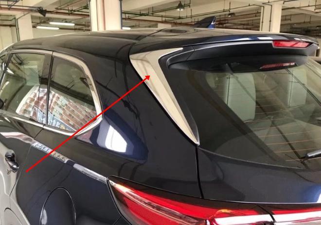 2pcs Chrome Rear Window Sequins Cover Trim Fit For Mazda CX9 2016 2023 Car