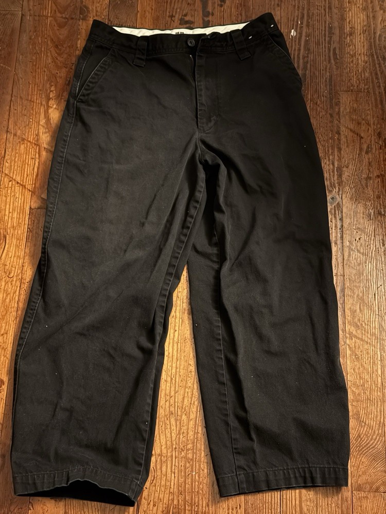 Uniqlo U Black Wide Chinos 30