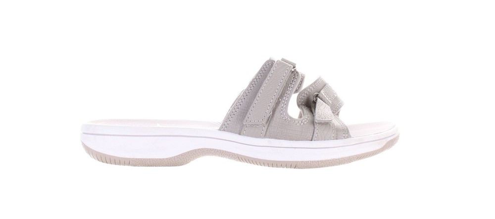 Clarks Womens Breeze Piper Gray Sandals Size 7 7826740