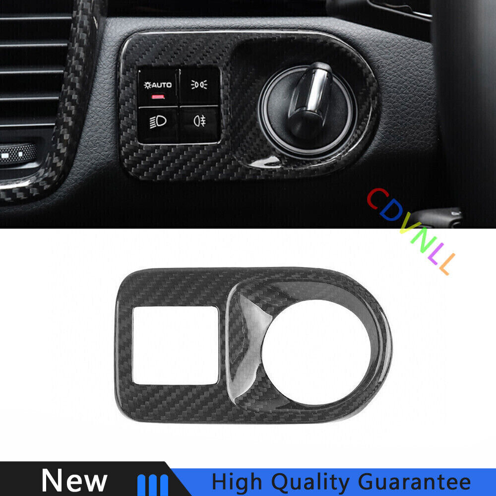 For Porsche Cayenne 18-22 Dry Carbon Fiber Function Control Button Frame Trim 1*