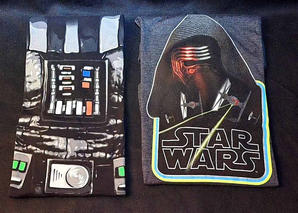 Star Wars T-shirt Men's Size XL Kylo Ren Darth Vader Mad Engine Lot Of 2 Shirts