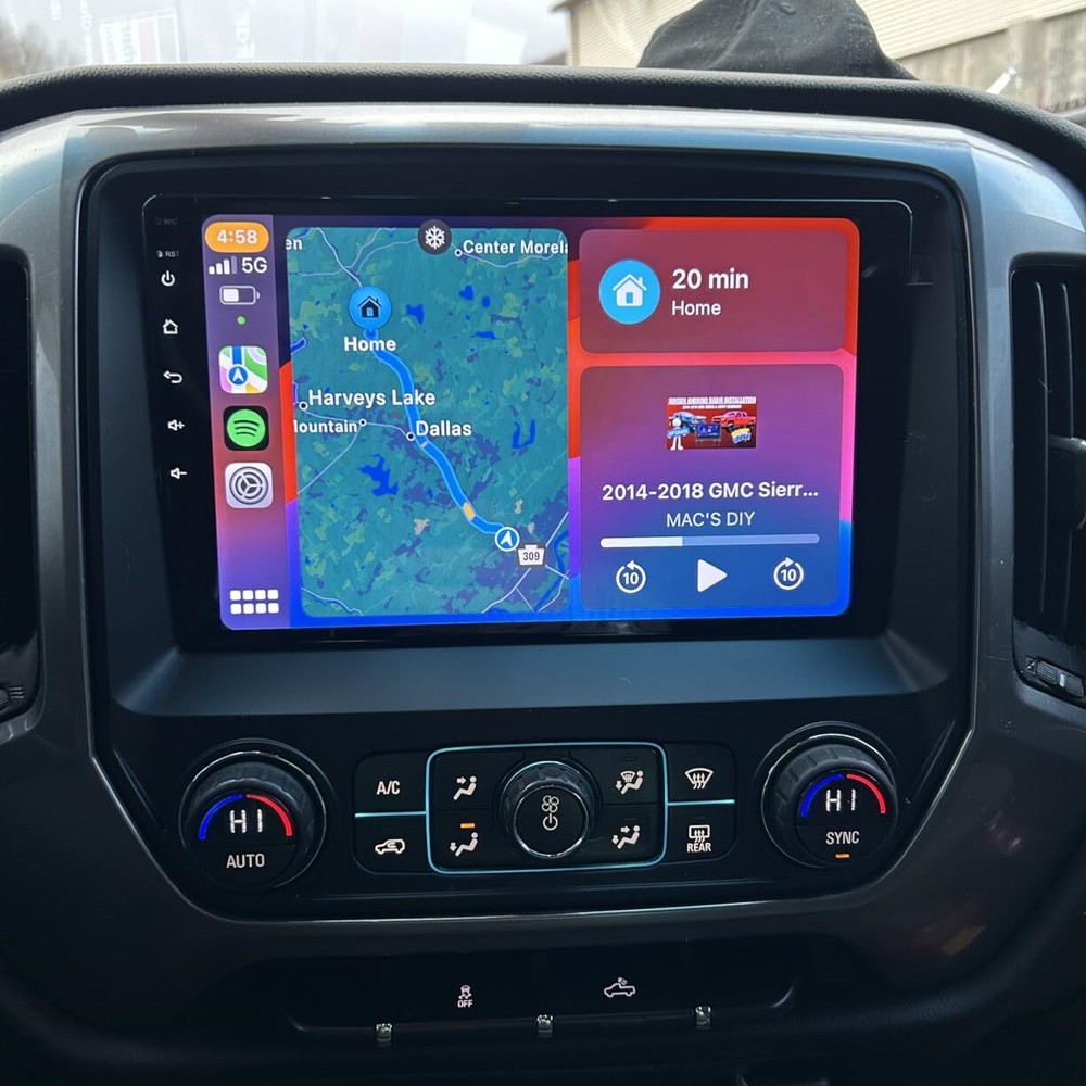 Apple Carplay For 2014-2018 Chevrolet Silverado GMC Sierra Car Stereo Radio GPS