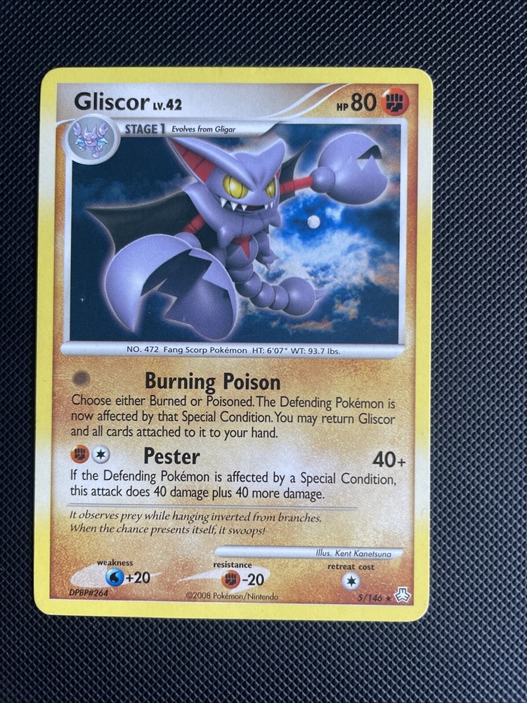 Pokemon Gliscor Non Holo Rare 5/146 Legends Awakened LP MP TCG Card