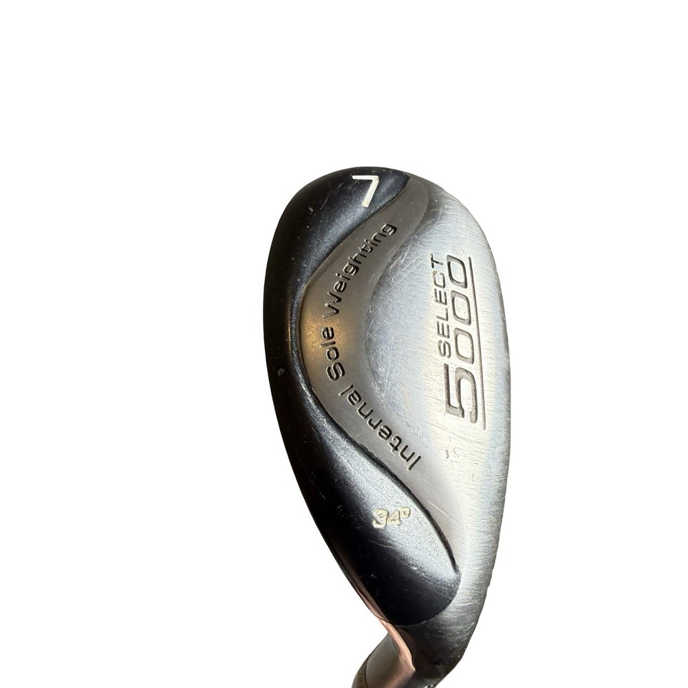 Power Play Golf Select 5000 7 Hybrid Iron - 34.0 Degree - Graphite R Flex - RH