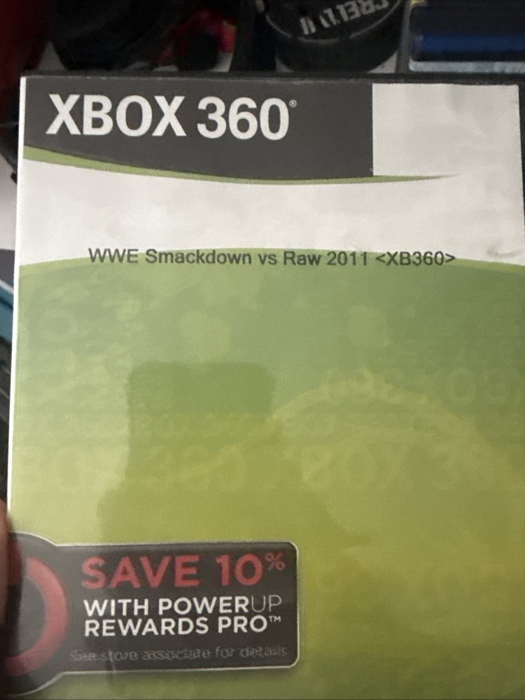 Smackdown Vs Raw 2011 Xbox360 Very Good Condition Tested