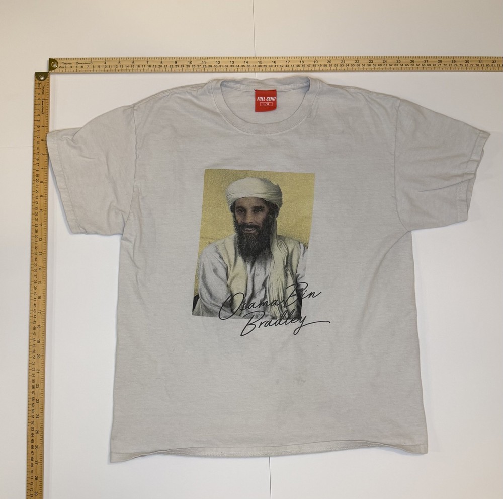 Full Send Nelk Boys Osama Bin Bradley Martyn SteveWillDoIt T Shirt Mens Large