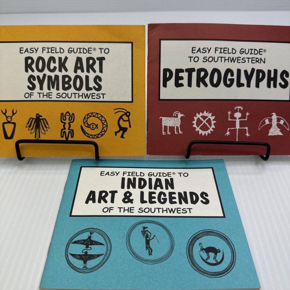 Easy Field Guide Southwest Rock Art Symbols Petroglyphs Indian Art & Legends
