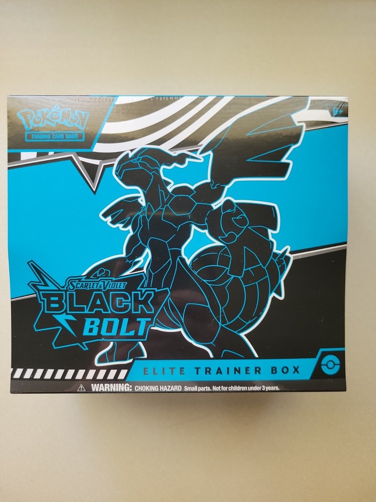 Pokemon TCG Scarlet Violet Black Bolt ETB Elite Trainer Box NEW SEALED