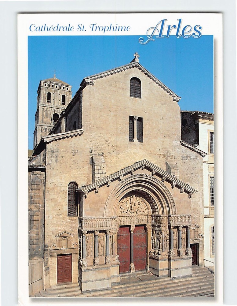 Postcard Church of St. Trophime Arles France