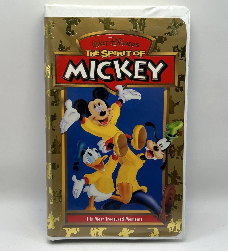 The Spirit of Mickey VHS 1998 Disney Video Tape Mouse VTG Clamshell Nearly New!