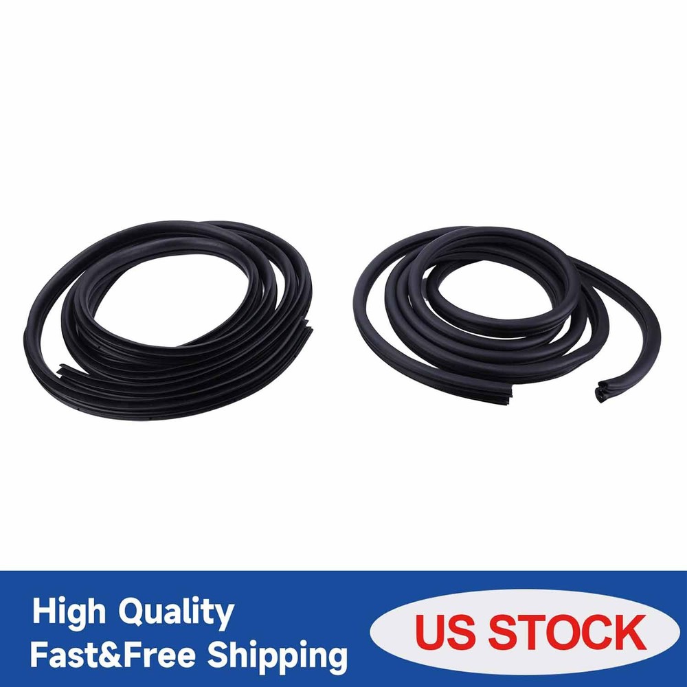 Weatherstrip LH&RH Front Door Seal Pair Fits For 2002-2008 Dodge Ram 1500 Pickup
