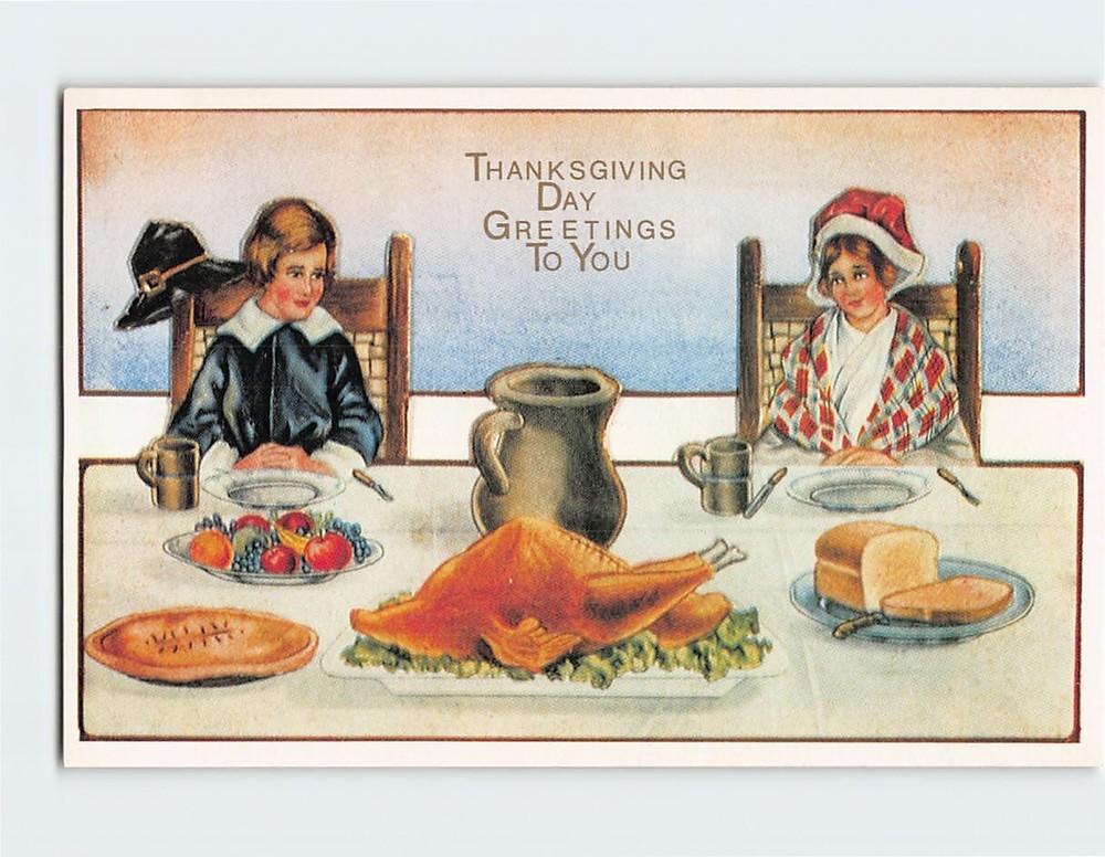 Postcard Thanksgiving Day Greetings to You
