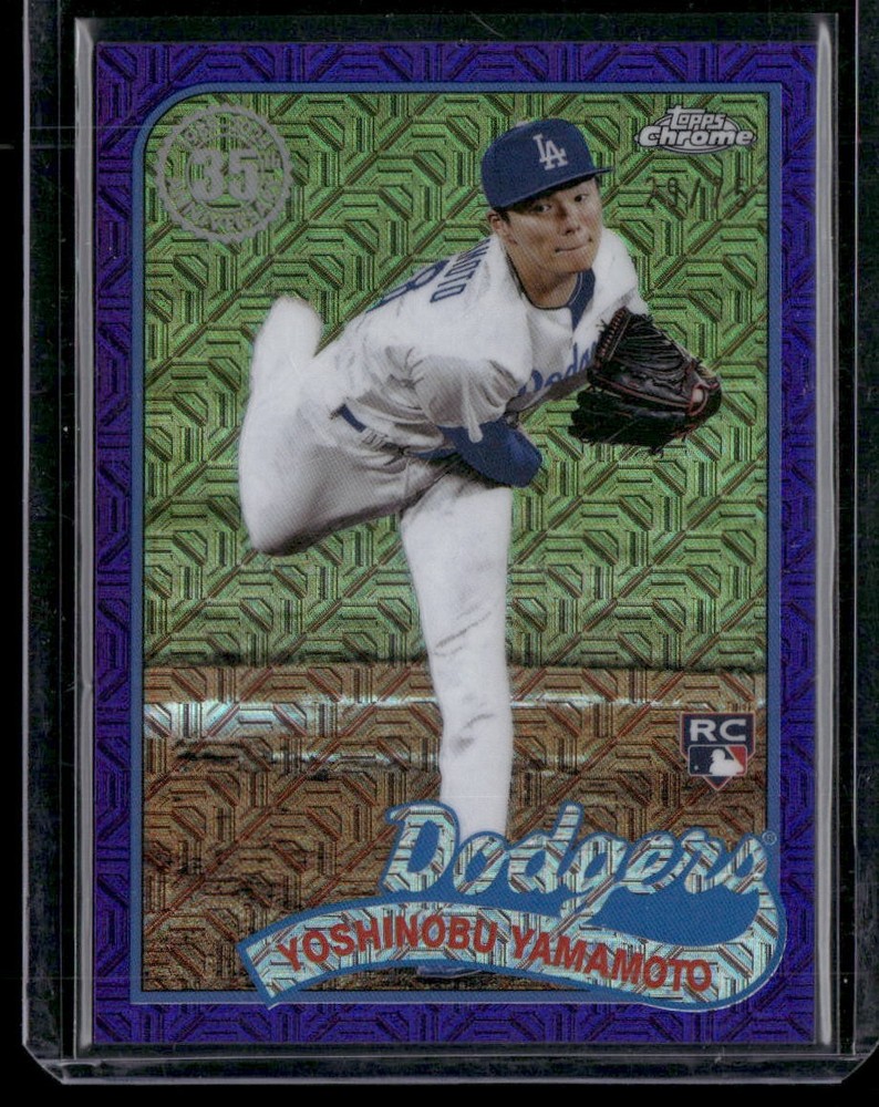 2024 Topps #2T89C-26 Yoshinobu Yamamoto #/75