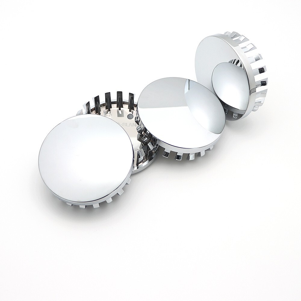 4 Polished Plastic Wheel Center Cap 22837060 83mm 3.25'' For Sierra Yukon Denali