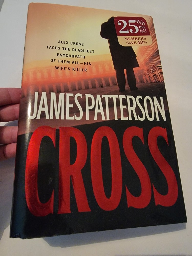 James Patterson Cross Hardcover Book Murder Mystery Thriller