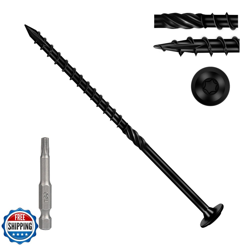 5-Inch #14x5 Heavy Duty Outdoor Deck Wood Screws by FMJDNLS