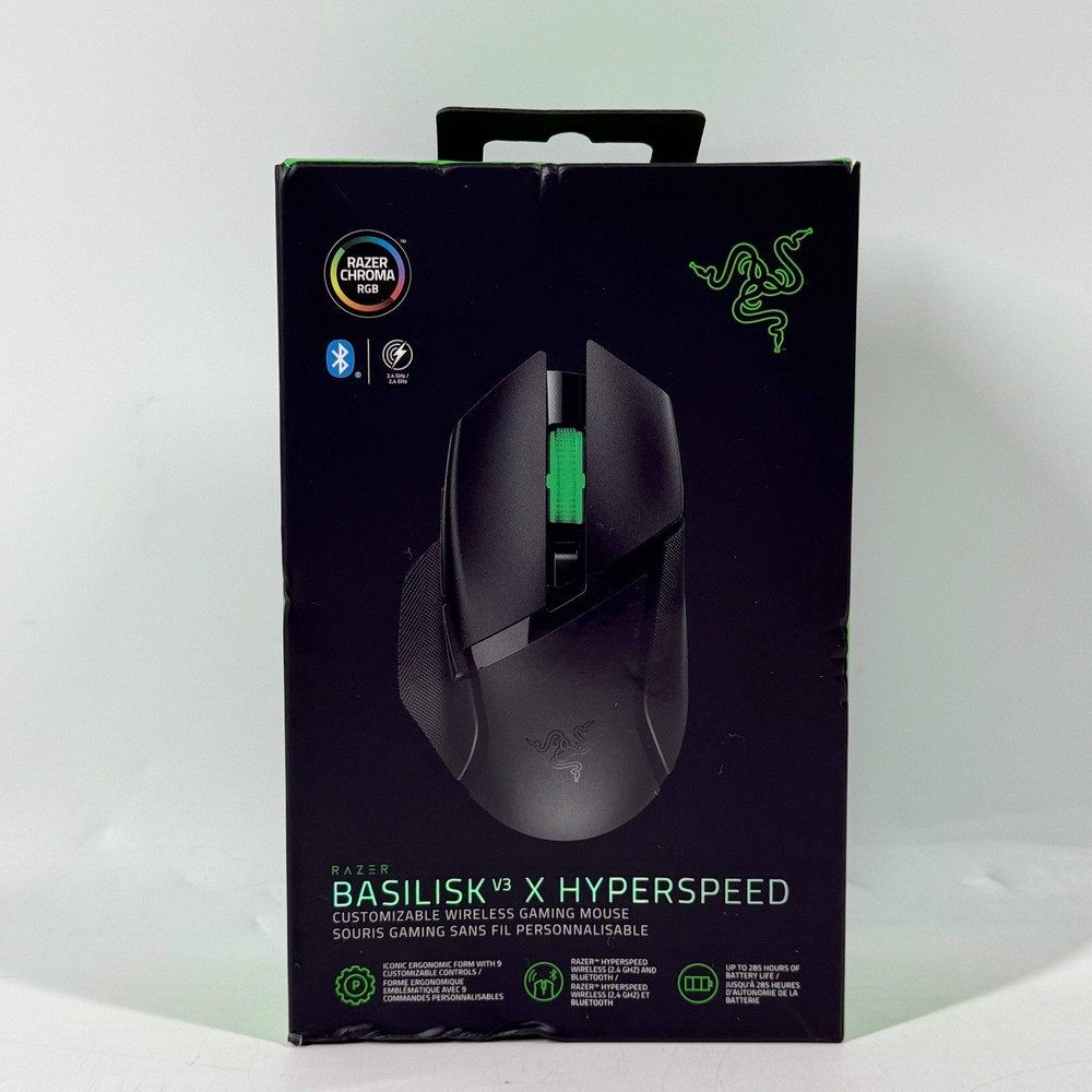 Razer Basilisk V3 X HyperSpeed Wireless Gaming Mouse with Advanced Customization