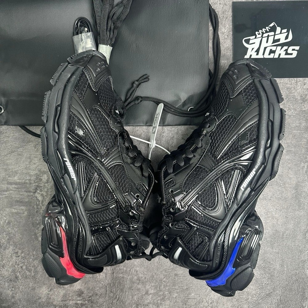 Balenciaga Runners Black LED Sneaker From Size 7-13 Brand New text me your size