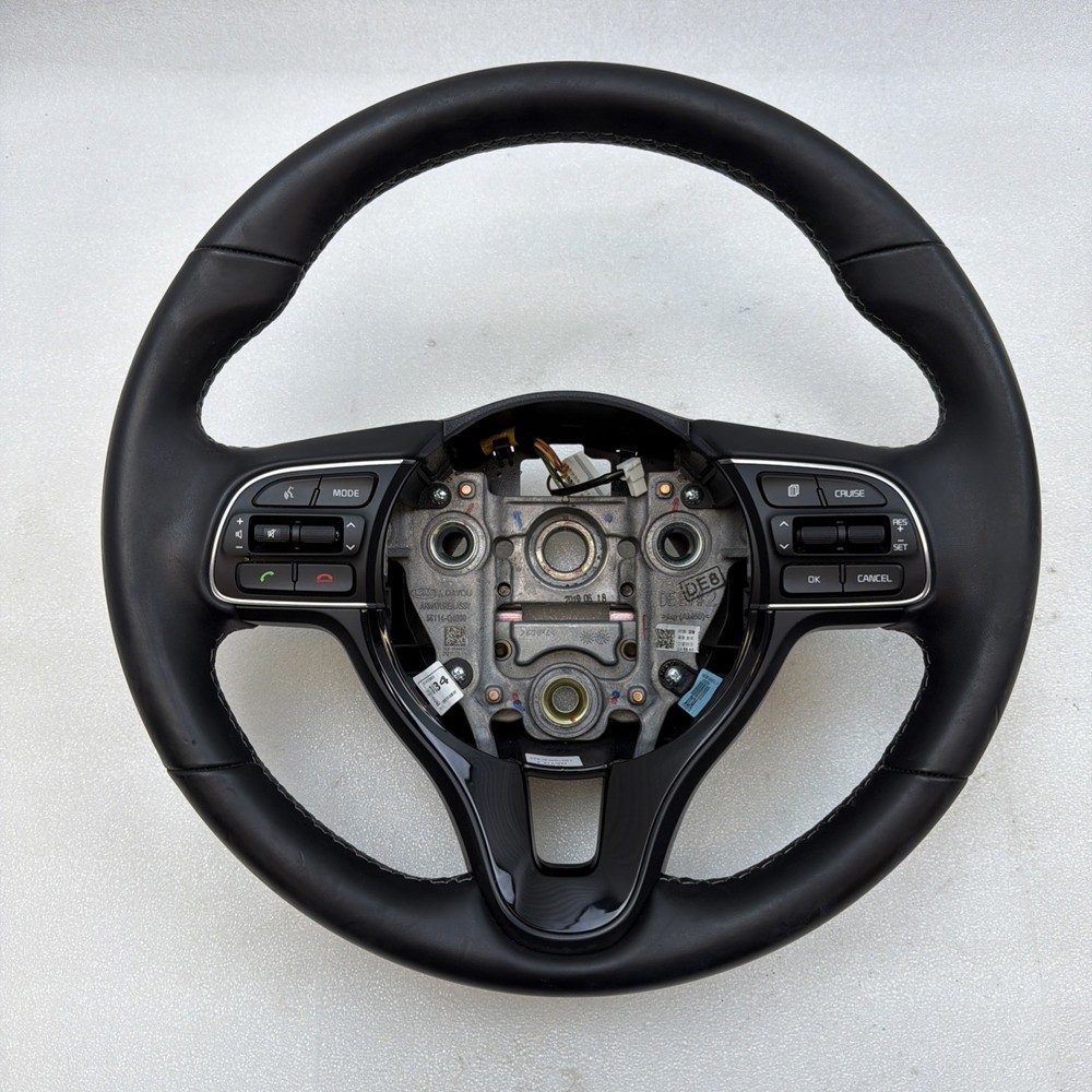 17-22Kia Niro EX 1.6L Steering Wheel Leather w/ Control Buttons 56100-G5150-SX1