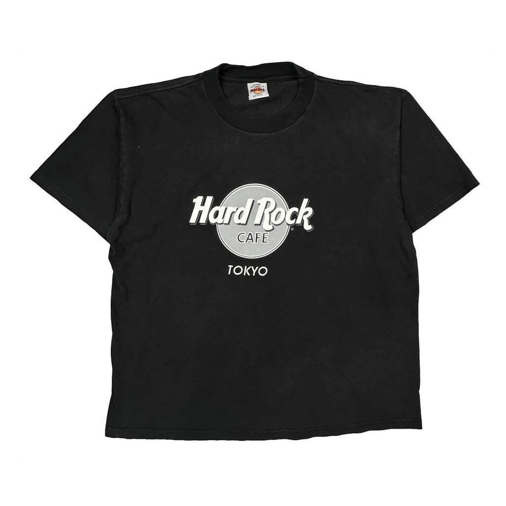 Hard Rock Cafe Band T-Shirt - XL Black Cotton