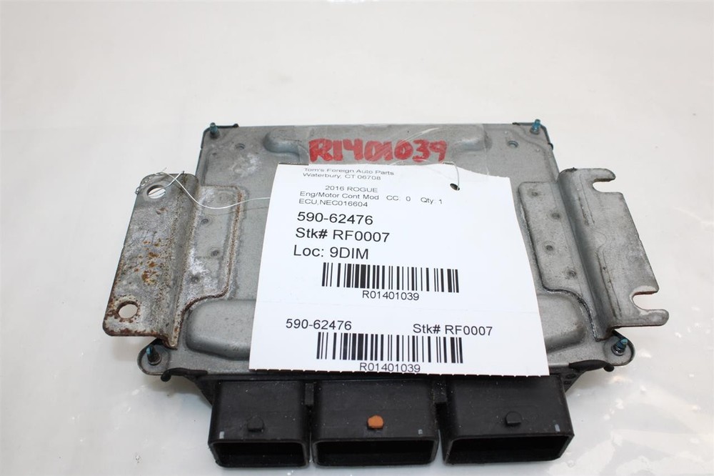 Used Engine Control Module (ECM) fits: 2016 Nissan Rogue Electronic Control Modu