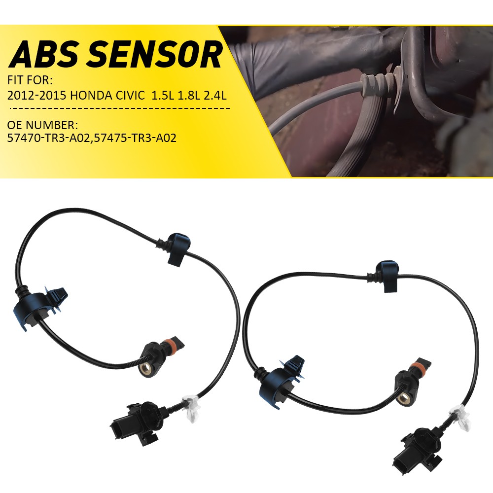 57470-TR3-A02 ABS Wheel Speed Sensor Rear Right Left Fit Honda Civic 2012-2015 M