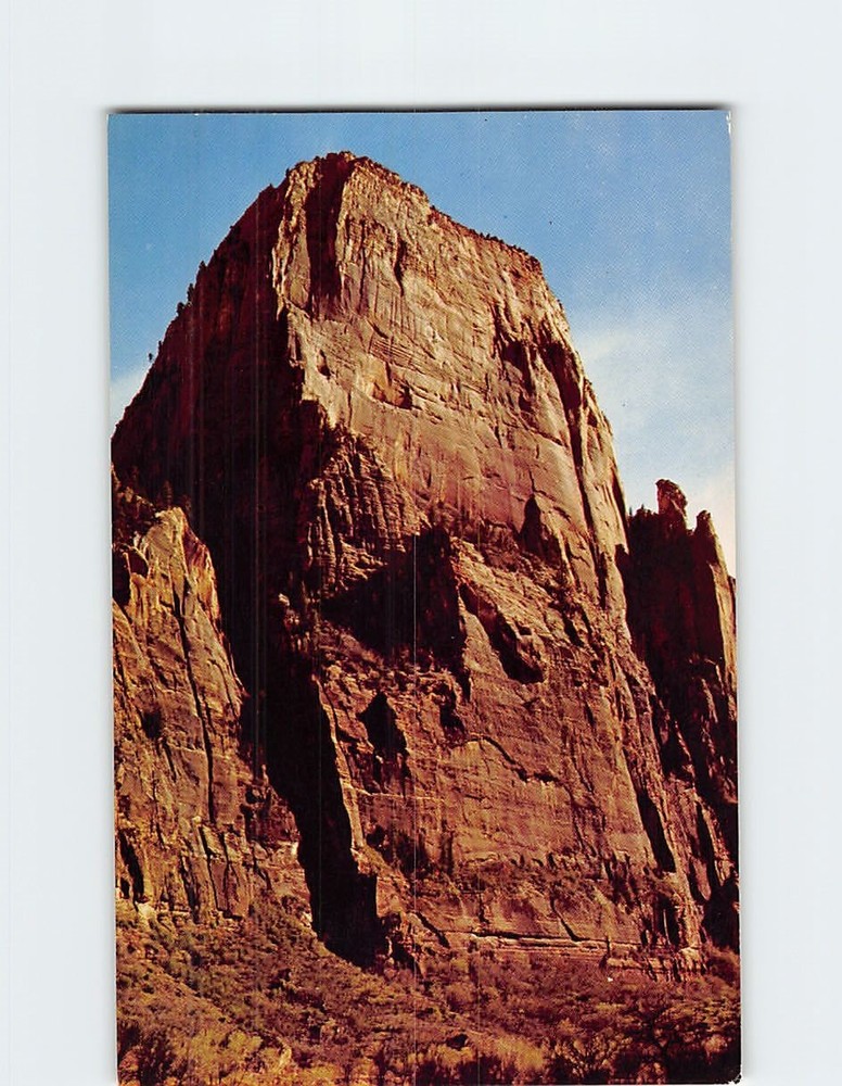 Postcard Great White Throne Zion National Park Utah USA