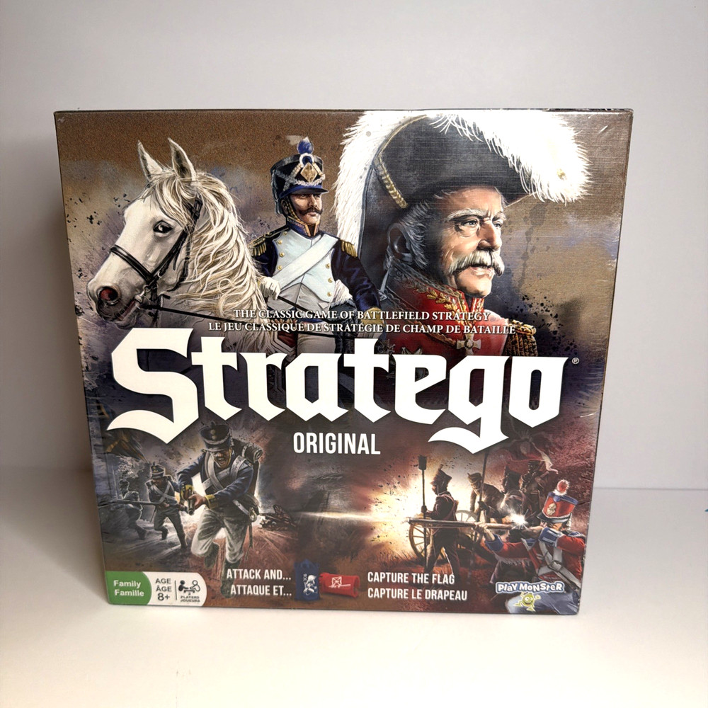 Stratego Original Battlefield Strategy Board Game 2019 Play Monster New Sealed
