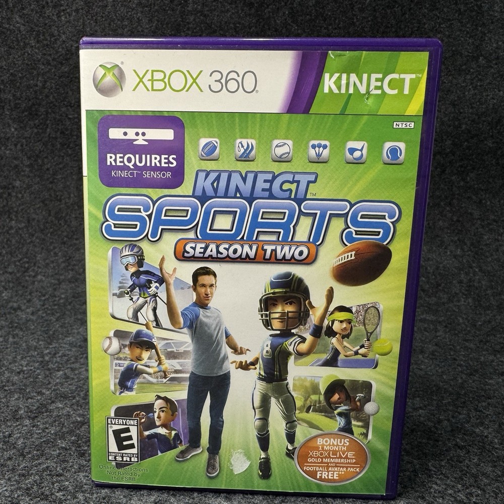Kinect Sports Season Two Xbox 360 Game Complete CIB Requires Kinect Sensor