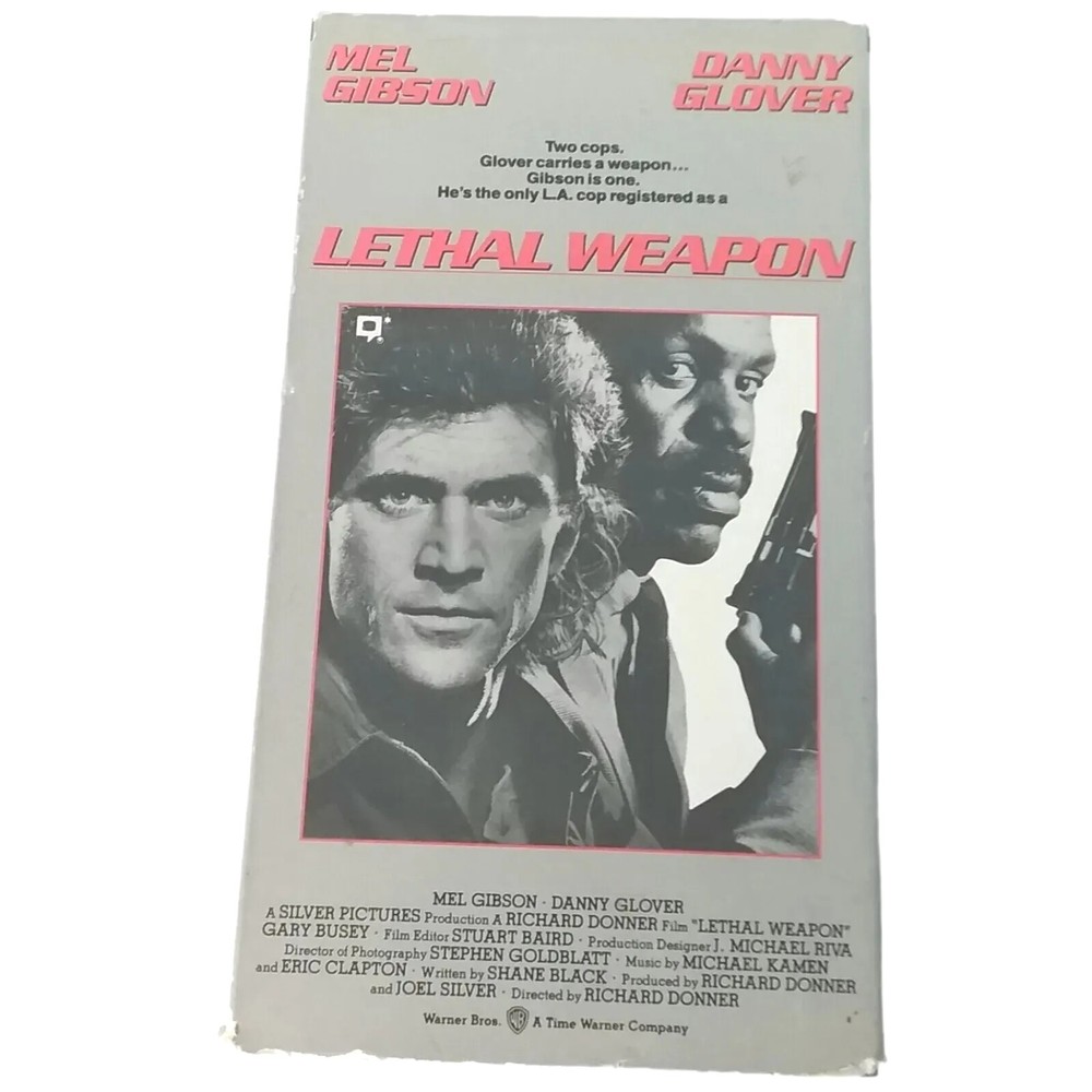 Lethal Weapon VHS 1991 Mel Gibson