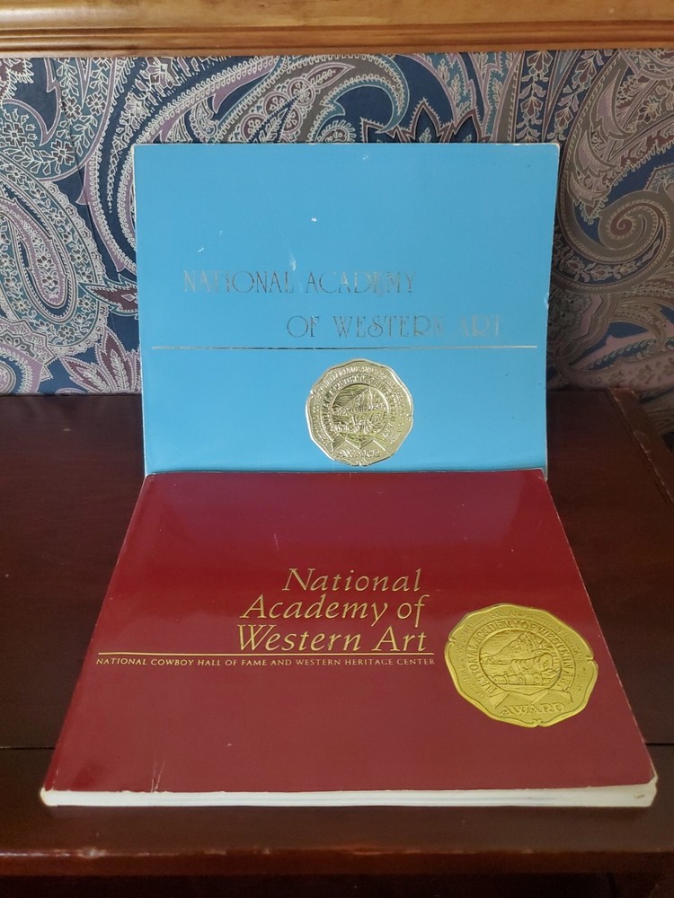 National Academy Of Western Art 1980 & 1990. Cowboy, Indian and Western Art-image