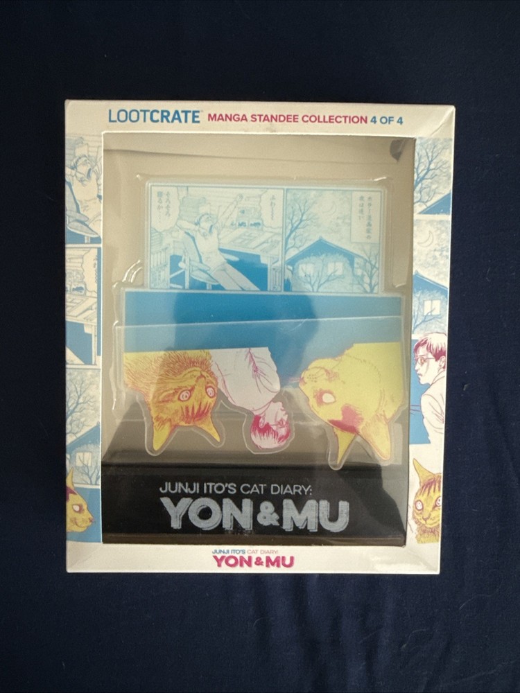 LOOTCRATE Junji Ito's Cat Diary Manga Standee Collection 4 Of 4 YON & MU
