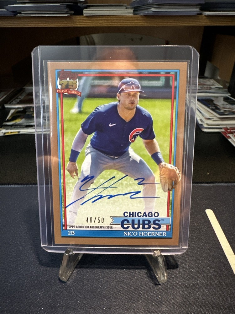 2026 Topps Series 1 Nico Hoerner Auto /50