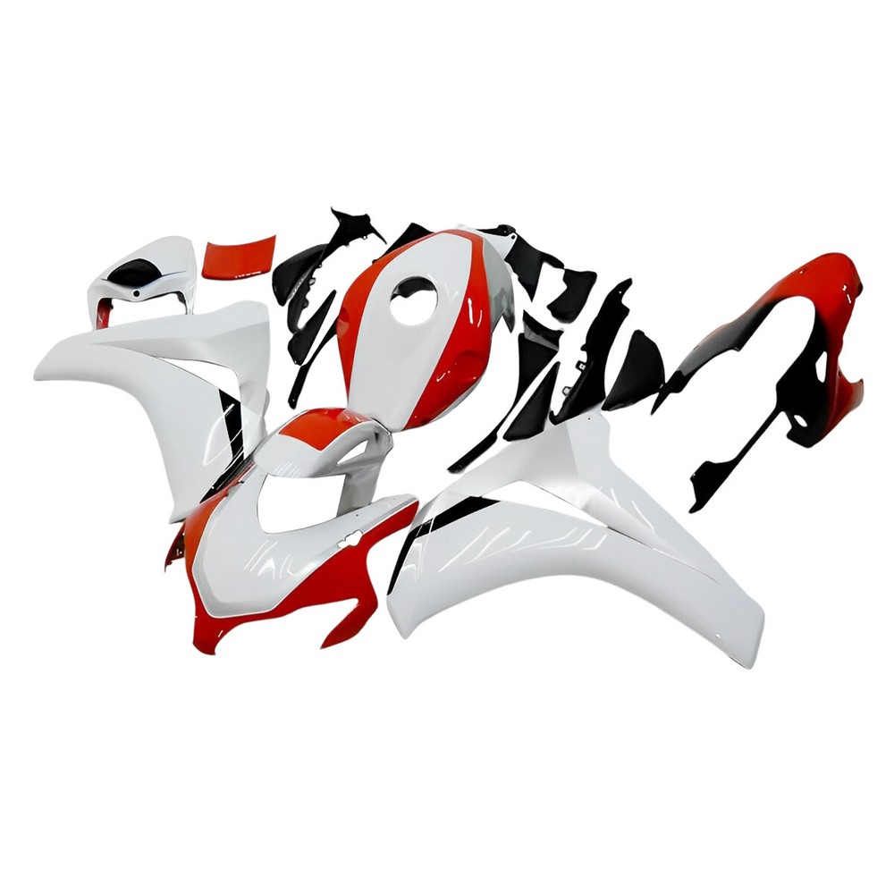 White Silver Red Fairing for Honda CBR1000RR 2008 2009 2010 2011 08-11 Bodywork