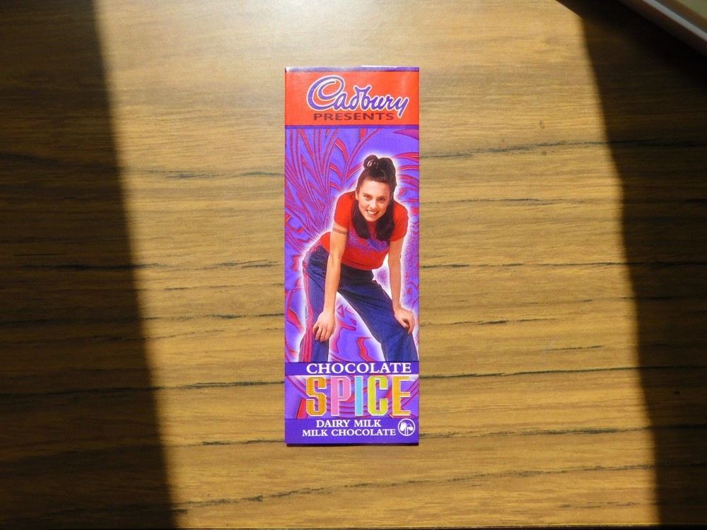 Cadbury's Milk Chocolate Wrapper c 1998 Spice Girls Mel C