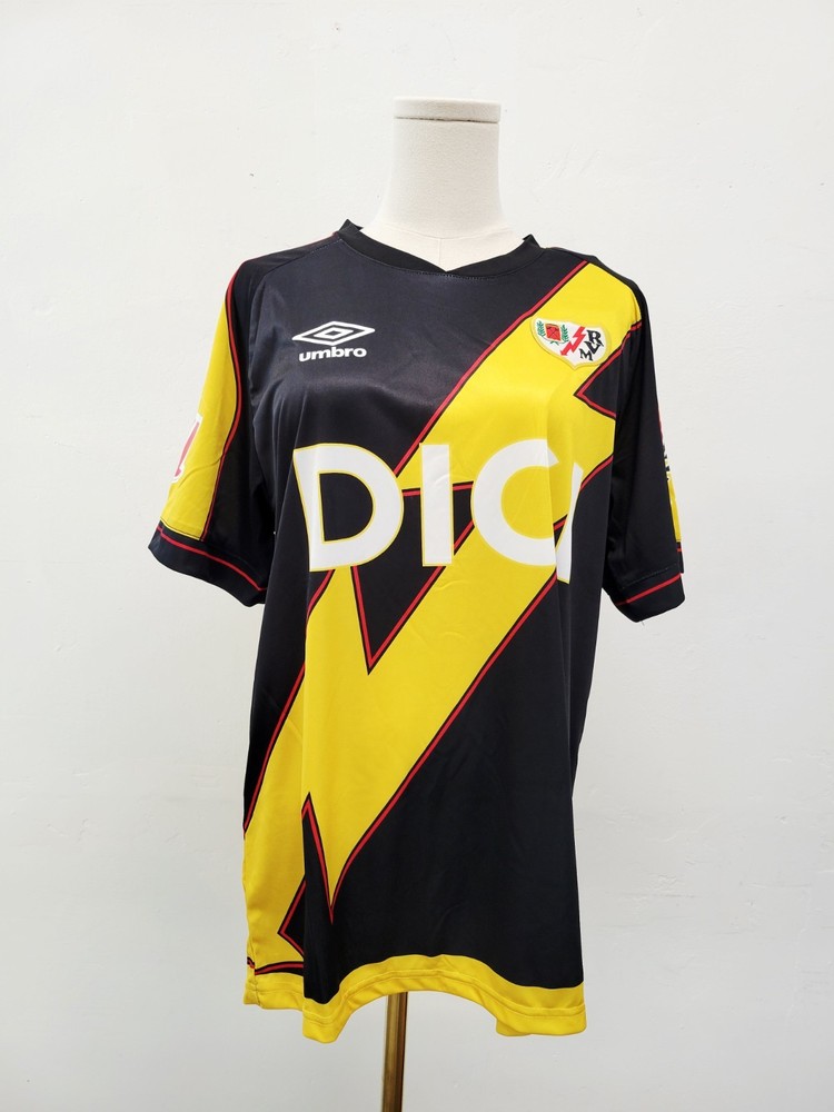 Rayo Vallecano Away Jersey 2026 - Centenary Edition - Black & Gold NEW S-2XL
