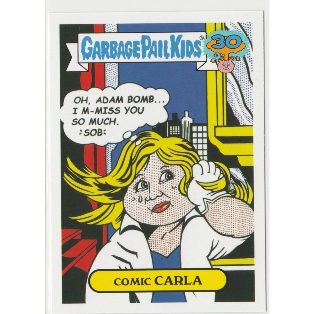Carla #1b Lichtenstein Garbage Pail Kids GPK 2015 30th Anniversary Series Comic Card