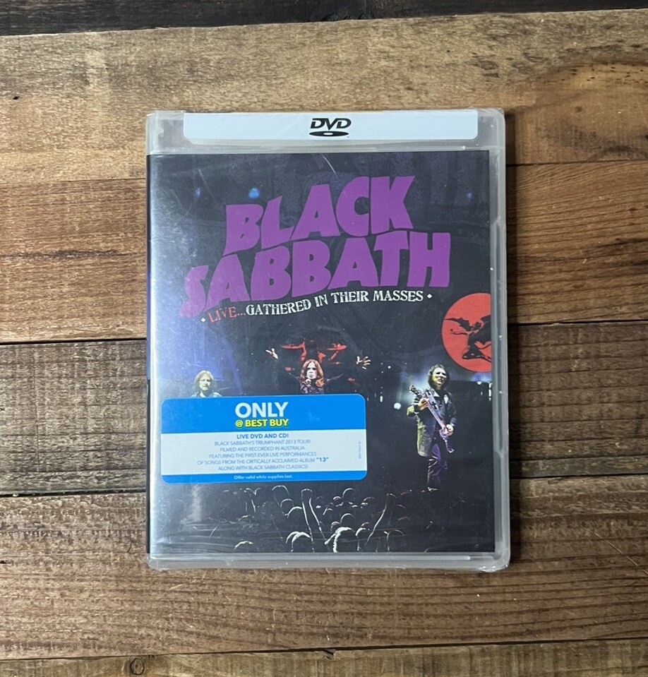 Black Sabbath Live... Gathered In Their Masses DVD and CD New Sealed