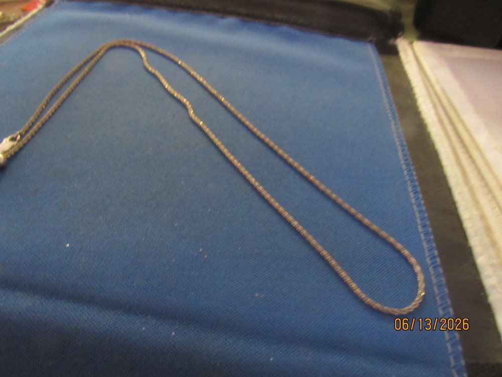 Vintage Sterling Silver Unusual Link Chain Necklace 22