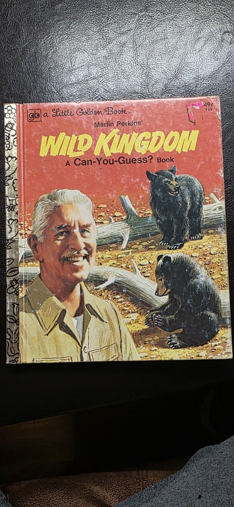 Vtg A Little Golden Book Wild Kingdom A Can-You-Guess? Book 151 .49 1976 #4447