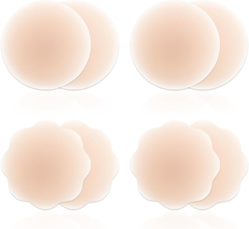 4 Pairs Cakes Body Nipple Covers - Sticky Boobs - Nipple Cover for Dress No Show