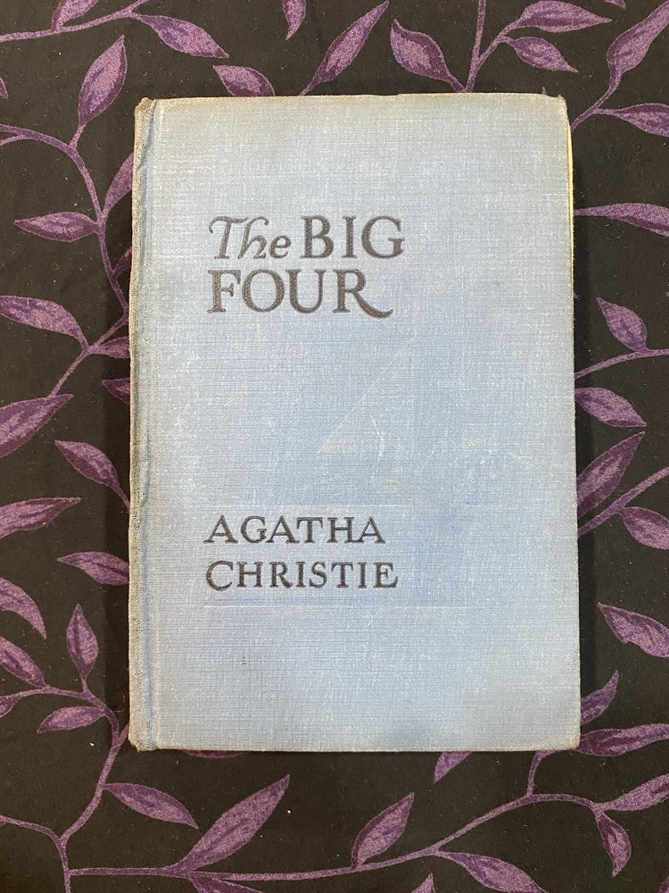 Agatha Christie The Big Four 1927 Hardcover Grosset Dunlap Fair Condition