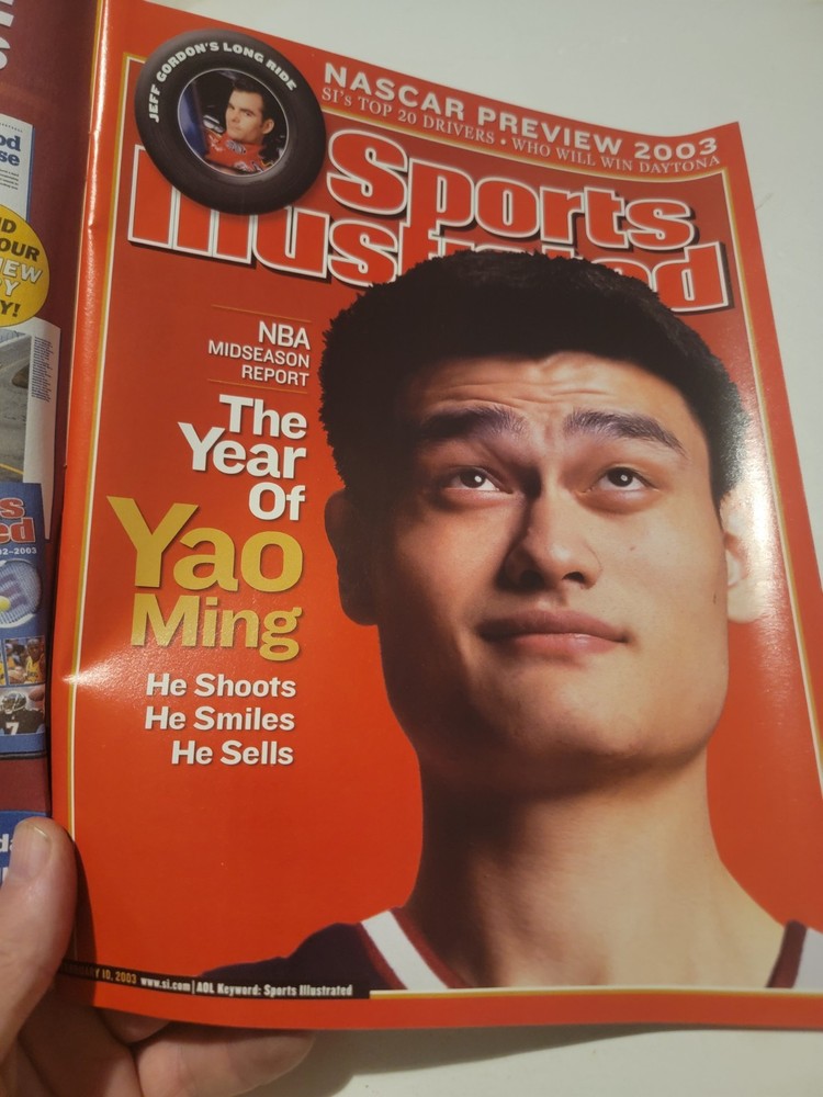 Sports Illustrated Magazine The Year Of Yao Ming Cover Feb 10, 2003 No Label