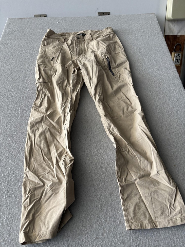 The North Face Pants Mens 30 Beige Cargo Nylon Stretch Hiking Outdoor Travel