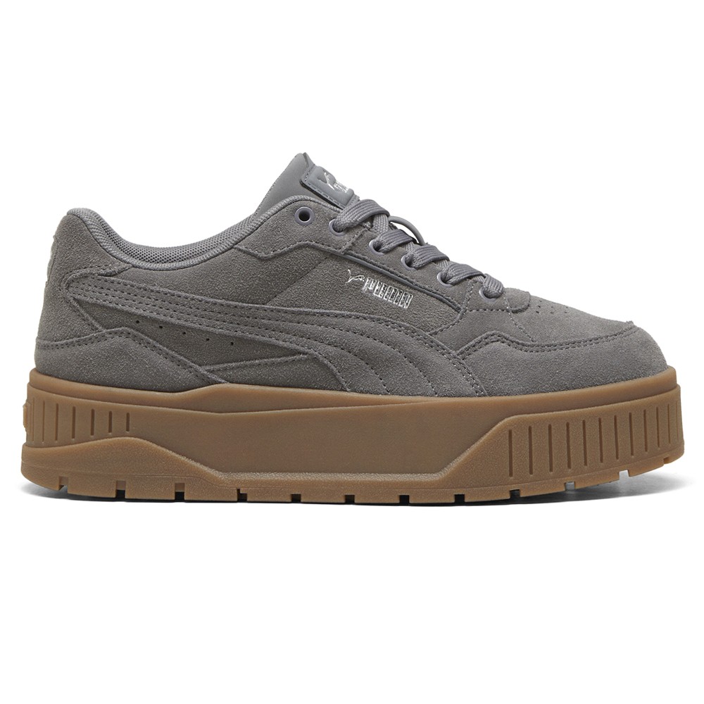 PUMA Karmen Ii Idol Platform  Womens Grey Sneakers Casual Shoes 39746203