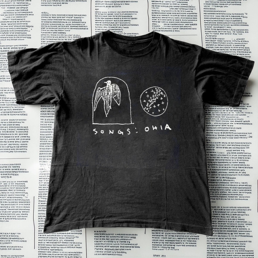 Songs Ohia T-shirt 100% Cotton Black All size S-5XL T468