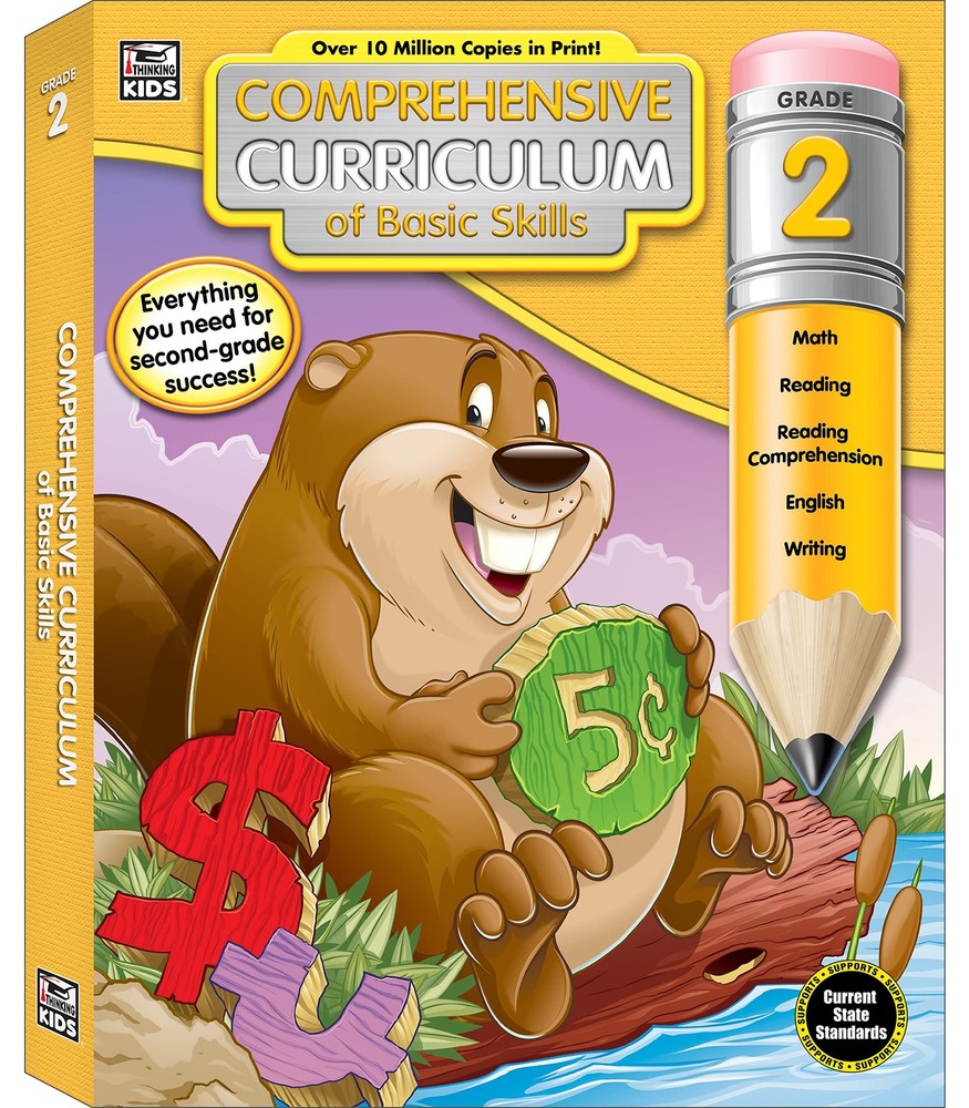Carson Dellosa Comprehensive Curriculum of Basic Skills Second Grade Workbook,,